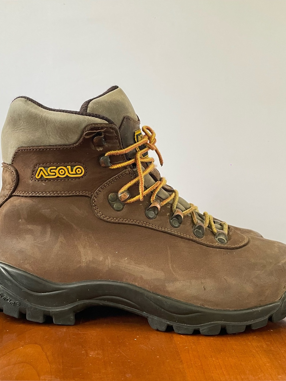 Asolo Brown leather hiking boots | US 10.5
